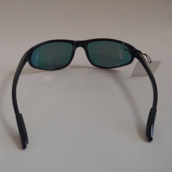 (NWT) Vintge 90's PC Wrap Around Sporty Sunglasses (Black/Orange M) - Picture 3 of 4